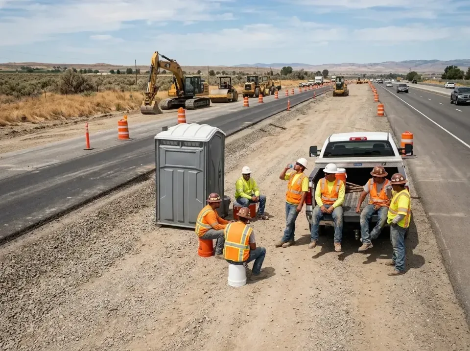 highway-road-construction-crew-007 — frequently asked questions, Porta Potty and Restroom Rentals in Kingston Estates, NJ